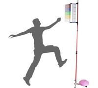Vertical Jump Tester, Jump Measurement Tester, Floor Standing High Jump Training Equipment Adjustable Jumping Test Assessment Tool For Indoor Outdoor Sports Fields