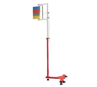 Vertical Jump Tester,Pro Vertical Jump Tester 5.5-12 Feet - Portable Floor-Standing Measurement Tool with Casters, Ideal for Volleyball Training, Athletic Performance Tracking, Enhance Jump