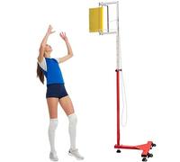 Vertical Jump Tester Vertical Jump Measurement Tool for Basketball & Volleyball, Adjustable Height 1.7-3.2m, Floor Standing with Wheels, Drawstring Reset System, High Jump Training Aid for S