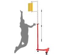 Vertical Jump Tester Vertical Jump Measurement Tool for Volleyball & Basketball, Adjustable Height Leap Tester (1.7-3.2m/5.5-10.5ft), Pro Floor Standing Jump Trainer for Kids, Teenagers & Ad
