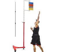 Vertical Jump Trainer Adjustable Height, Vertical Jump Measurement Tool, Metal Vertical Jump Tester for Athletes 3.9-11.5 Feet, Vertical Jump Test Stick Pole Tool for Gym and School