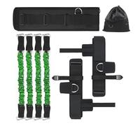 Vertical Jump Trainer Leg Strength Bands Set for Basketball Football Training - Improve Explosive Power Agility Balance Adjustable Elastic Cord Soccer Volleyball Boxing Running Squat Durable TPE Mater