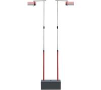 Vertical Jump Trainer & Tester 2-in-1, Stable Weighted Base Adjustable Height Jump Training Equipment With Height Measurement Double-2.3m-3.46m