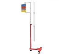 Vertical Jump Trainer with Stable Base and Adjustable Measurement Tool for Basketball and Volleyball Height Training