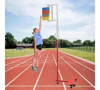 Vertical Jumping Meter, Vertical Jump Test Pole for Volleyball Dump Training, Optional, Wall or Floor Mount (Colorful,5.6-10.5ft)