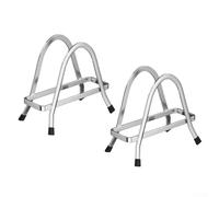 Vertical Kitchen Organizer Rack Made of Stainless Steel, Suitable for Storing Pot Lids, Cutting Boards, and Knives with Stable Non Slip Foot Pads (A)