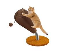 Vertical Kitten Scratcher with Hanging Ball, Interactive Cat Furniture Protector, Sisal Vertical Scratcher for Indoor Playground, Behaviour Training, Apartment, C