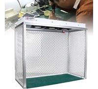 Vertical Laminar Flow Hood Mycology Laminar Flow Cabinet Air Flow Clean Bench with HEPA-Filter for Class 100 / ISO 5 Cleanliness Dust Free Work Single Use (26.4'X12.2'X23.2 Workbench)