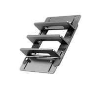 Vertical Laptop Holder Desk Organise Laptops/Tablets Storage Bracket Aluminum With Silicone Pad Scratches Resistant Adjustable Laptop Holder