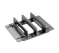 Vertical Laptop Holder for Laptops and Tablets Adjustable Desk Stand Aluminum and Silicone Scratch Proof Multiple Devices