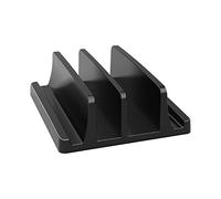 Vertical Laptop Stand Universal Equipment Multipurpose for Hotel Pen Home Black