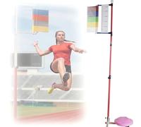 Vertical Leap Tester of Adjustable Height, 4.3-11.8ft Adjustable Height Challenger with Measurement Too for Basketball & Volleyball Combined Testing