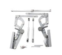 Vertical Lift Up Cabinet Door Support Hinge, Heavy Duty Pneumatic Flap Up Mechanism(1 Set Buffer Support)