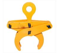 Vertical Lifting Clamp - Heavy-Duty Drum Lifter with Spreader Mechanism for Secure Handling of Granite Slabs, Steel Plates, and Round Stones