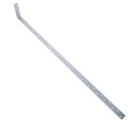 Vertical Light Duty Restraint Strap 1000mm Length 100mm Bend Galvanised 10PK
