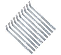 Vertical Light Duty Restraint Strap 600mm Length 100mm Bend Galvanised 10PK