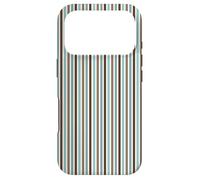 Vertical Lines Boho White Blue Brown Geometric Stripes Case for iPhone 17 Pro