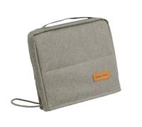 Vertical Makeup Bag - Large Capacity Organizer, Zipper Cosmetic Storage Case, Portable Beauty Holder | Women, Girls, Brushes, Mirror, Toiletry, Jewelry, Accessories, School, Bathroom, Vanity, Travel,