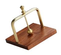Vertical Metal & Wood Napkin Holder for Home Kitchen Countertop Compact Design Solid Base Indoor Outdoor Use Wooden Napkin Holder
