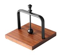 Vertical Metal & Wood Napkin Holder for Home Kitchen Countertop Compact Design Solid Base Indoor Outdoor Use Wooden Napkin Holder
