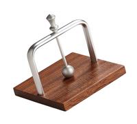 Vertical Metal & Wood Napkin Holder for Home Kitchen Countertop Compact Design Solid Base Indoor Outdoor Use Wooden Napkin Holder