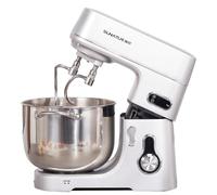 Vertical Mixer, 10L Large Capacity Bowl, 1000W DC Quiet Motor, Metal Body, Dual Blades, Intelligent Timer, HD Digital Display + P+6 Speed Settings