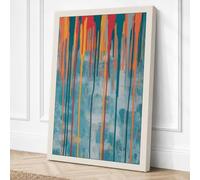 Vertical Motion Abstract Canvas Wall Art Print 30x20 Inch
