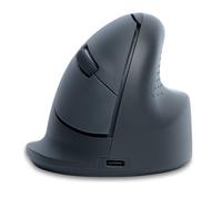 R-Go HE Basic ergonomic mouse, wireless Bluetooth 5.0, Rechargeable, Vertical design, 1600DPI and 3 Buttons, Prevents tennis elbow/RSI arm, For Windows/Mac - Black
