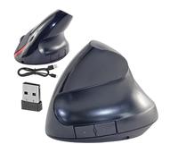 Vertical Mouse Wireless - USB Optical Handshake Design with Enhanced Pointer Accuracy, Quiet Click, Long Endurance Battery Support, Comfortable Angle Control | for Home Office Study Desk Set