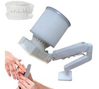 Vertical Nail Vacuum with LED Fill Light,85-95DB SOUND,Professional Dust Collector,Desktop Fixed Nail Duster,Adjustable Angle Metal Bracket