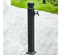 Vertical Outdoor Anti-Freeze Garden Faucet 110cm Brass Water Tap with Free-Standing Hose Support Durable Garden Water Fountain Kit - 2 Pack