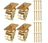 Vertical piano iron casters, Brass Casters of Upright Piano Wheels for Spinet Piano Tuning Tool Piano for Coffee Table Sofas Piano Table(4PCS)