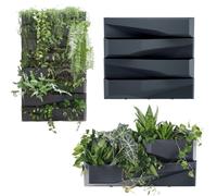 B2C Vertical Standing Garden Flower Pots Cascade Balcony Anthracite Plant Wall Levels Cascade