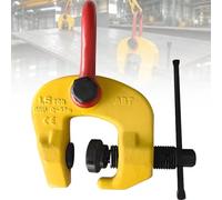 Vertical Plate Clamp 1.5T Screw Hoist Lifting Tool, Adjustable Self Locking Lifting Clamp 0-32/50mm for Industrial-Grade Lifting Operations
