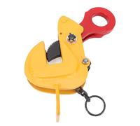 Vertical Plate Clamp, 4400lbs/2T Plate Lifting Clamp, Jaw Opening up to 1 inch, for Lifting and Transporting, Yellow