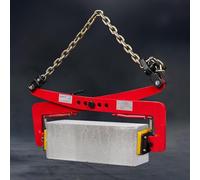 Vertical Plate Clamp for Lifting Stone Slabs & Pavers - Heavy-Duty Adjustable Chain Pliers for Safe, Efficient Handling of Heavy Materials in Construction and DIY Projects