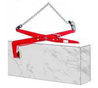 Vertical Plate Clamp for Lifting & Transporting Stone, Marble, Granite - Heavy-Duty Scissor Grip Design for Enhanced Safety & Efficiency in Construction and Fabrication