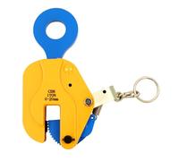 Vertical Plate Clamp, Heavy Duty Lifting Clamps with Jaw Opening 0-0.79 in, Plate Lifting Clamps for Steel Plate Welding, Metal Fabrication, and Structural Installation, 1T/ 2204.62 lbs