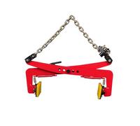 Vertical Plate Clamp, Heavy Duty Steel Beam Clamp, Adjustable Jaw Opening for Lifting Granite, Glass, and Metal Slabs