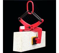 Vertical Plate Clamp,Scissor Lifting Clamp, Industrial Universal Steel Beam Plate Clamp Tool for Forklift/Tractor Bucket Stone Transportation with Adjustable Opening, High Visibility Lifti
