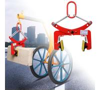 Vertical Plate Clamp,Stone Plate Lifting Fixture Clamp, Opening Adjustable Alloy Steel Lifting Stone Fixtures, Granite/Ceramic/Marble Lifting and Moving Tool(Large)