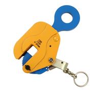 Vertical Plate Lifting Clamp, 0-20mm Sheet Metal Lifting Clamp, Heavy Duty Plate Clamp, 1T Load Capacity, for Steel Structure Installation, Steel Market, Machining, Steel Plate Welding, Cutting