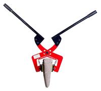 Vertical Plate Lifting Clamp Heavy Duty Paver Granite Lifter Tool, Lifting Clamps for Slab/Curb/Brick/Marble(L-Opening 18-30cm)