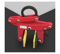 Vertical Plate Lifting Clamp Heavy Duty Stone Chain Pliers Lifting Clamps, Alloy Steel Vertical Carrying Lifter for Plate(L: Opening 6-12cm (2 3/8)