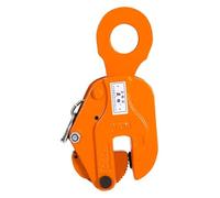 Vertical Plate Lifting Clamp Large Load Working Steel Plate Lifting Clamp, Jaw Opening Adjustable, for Vertical Lifting(3T)