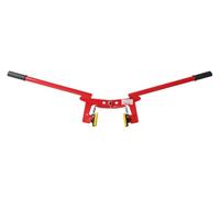 Vertical Plate Lifting Clamp Lifting Clamps for Stone/Curb/Brick/Marble, Heavy Duty Stone Clamps with Rubber Handle(L-Opening 18-30cm)
