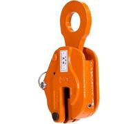 Vertical Plate Lifting Clamp, Stone Lifting Clamps 1T/2T/3T/5T/8T Heavy Duty Lifting Clamps Jaw Opening Adjustable, Steel Plate Lifting Clamp for Vertical Lifting(1T)
