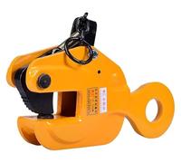 Vertical Plate Lifting Clamp Working Load Vertical Plate Clamp Industrial Steel Plate Clamp, Big Jaw Opening Sheet Metal Handling Lifting(5t)