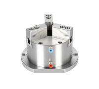 Vertical Pneumatic Solid Chuck 10 inch 3 Jaws Pneumatic Chuck for CNC Milling Machine