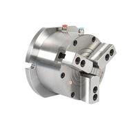 Vertical Pneumatic Solid Chuck 8 inch 3 Jaws for milling Machines Where The Table Cannot be rotated